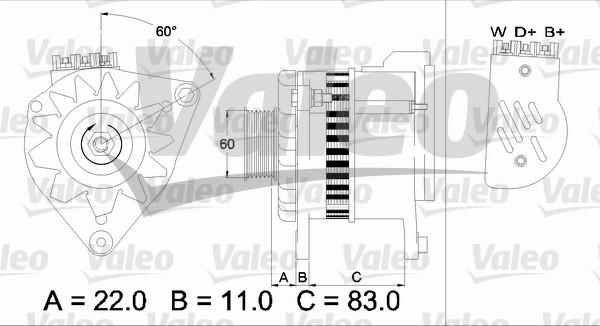 VALEO 437051 - Alternateur droxauto.com