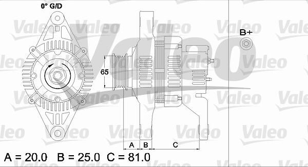 VALEO 437151 - Alternateur droxauto.com