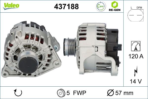 VALEO 437188 - Alternateur droxauto.com