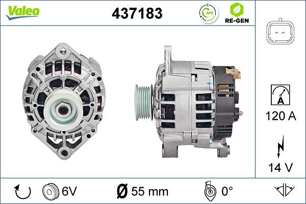 VALEO 437183 - Alternateur droxauto.com