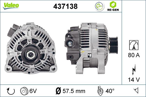 VALEO 437138 - Alternateur droxauto.com