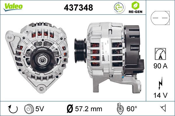 VALEO 437348 - Alternateur droxauto.com