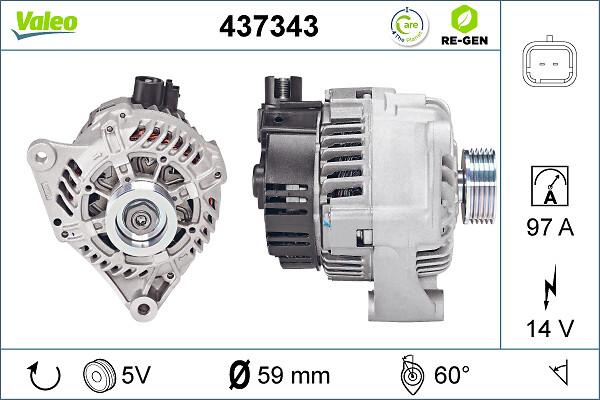 VALEO 437343 - Alternateur droxauto.com