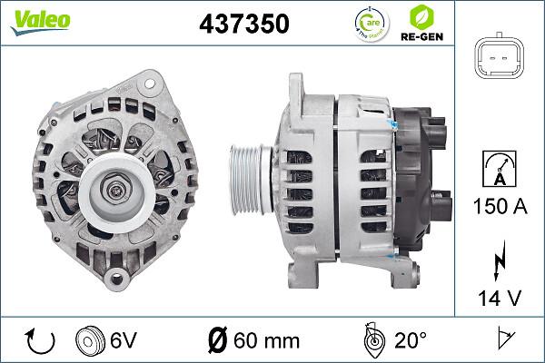 VALEO 437350 - Alternateur droxauto.com