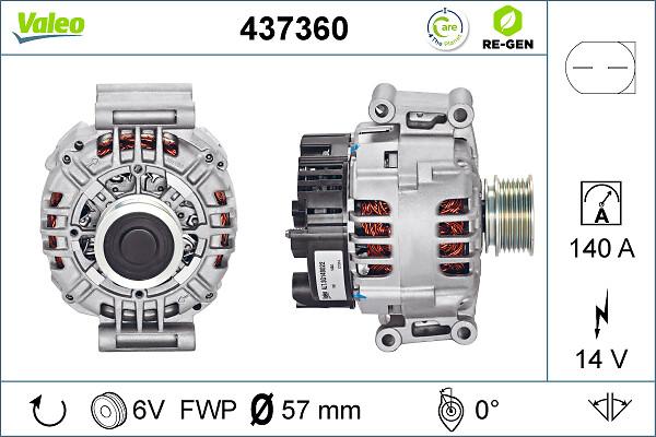 VALEO 437360 - Alternateur droxauto.com