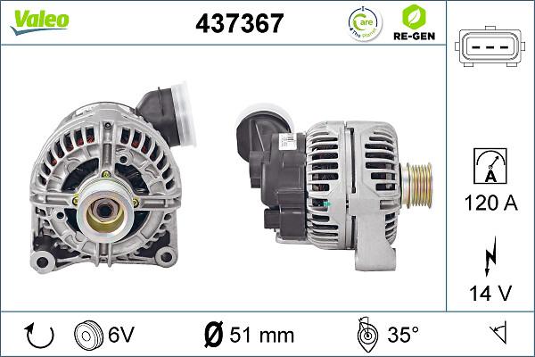 VALEO 437367 - Alternateur droxauto.com