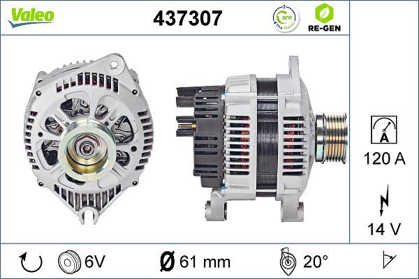 VALEO 437307 - Alternateur droxauto.com