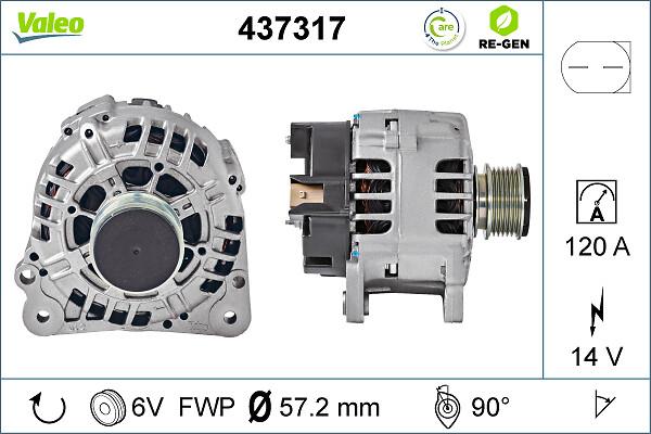 VALEO 437317 - Alternateur droxauto.com