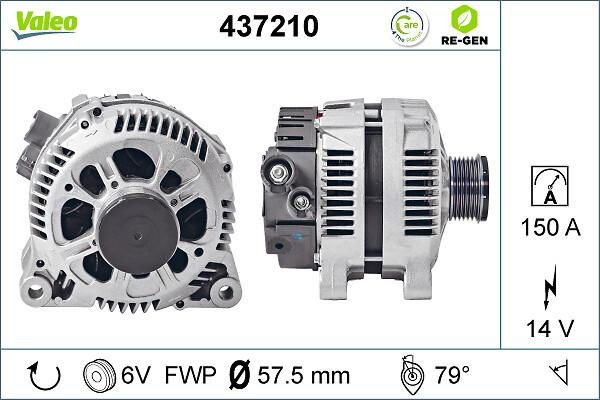 VALEO 437210 - Alternateur droxauto.com