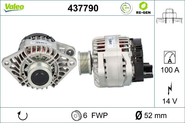 VALEO 437790 - Alternateur droxauto.com