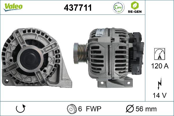 VALEO 437711 - Alternateur droxauto.com