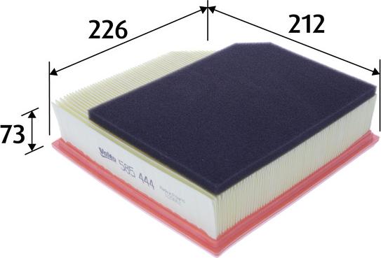 VALEO 585444 - Filtre à air droxauto.com