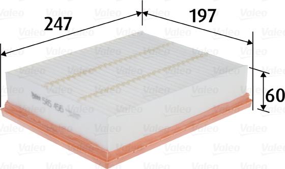 VALEO 585456 - Filtre à air droxauto.com