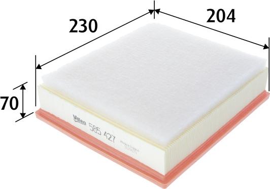 VALEO 585427 - Filtre à air droxauto.com