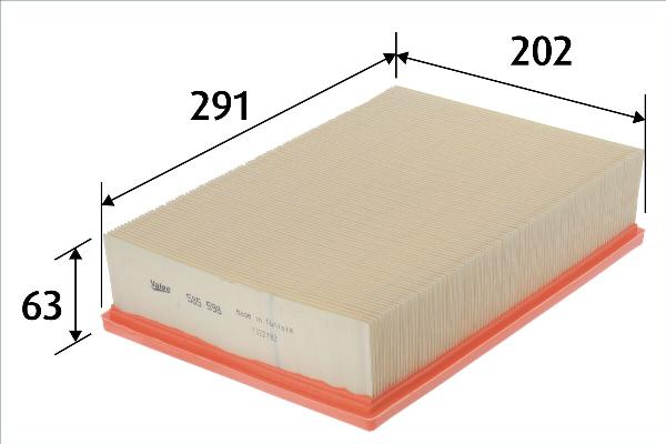 VALEO 585598 - Filtre à air droxauto.com