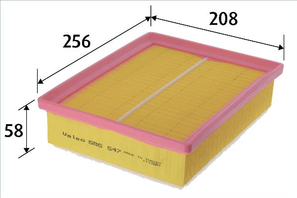 VALEO 585547 - Filtre à air droxauto.com