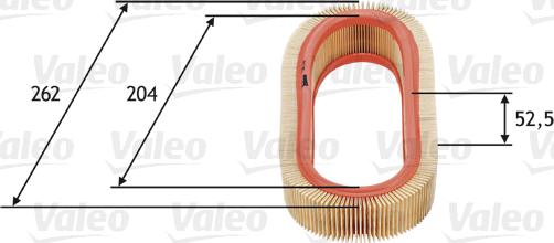 VALEO 585641 - Filtre à air droxauto.com