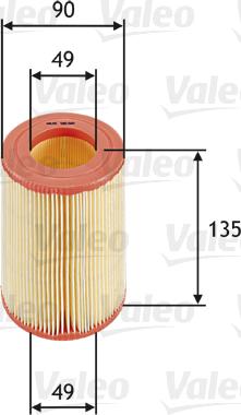 VALEO 585660 - Filtre à air droxauto.com