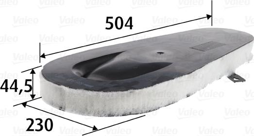 VALEO 585803 - Filtre à air droxauto.com