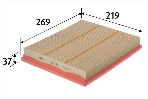 VALEO 585871 - Filtre à air droxauto.com