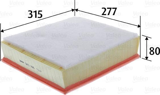 VALEO 585396 - Filtre à air droxauto.com