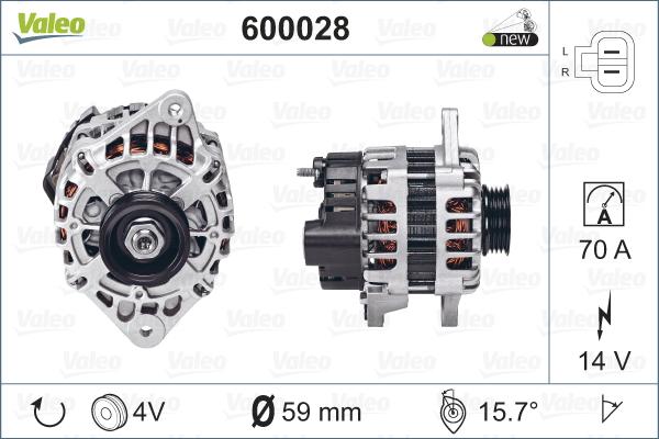 VALEO 600028 - Alternateur droxauto.com