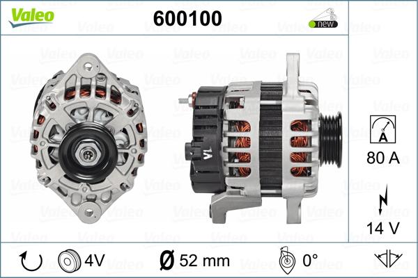 VALEO 600100 - Alternateur droxauto.com