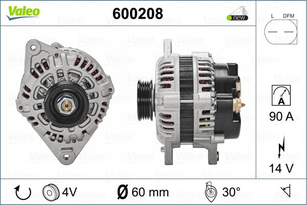 VALEO 600208 - Alternateur droxauto.com