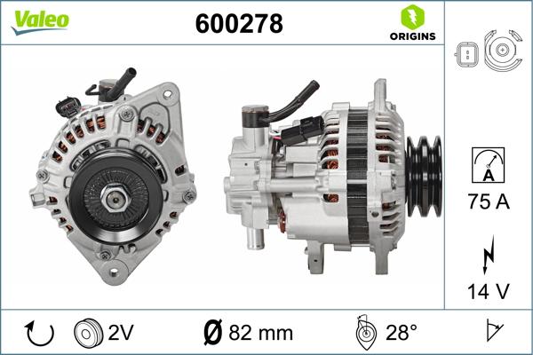 VALEO 600278 - Alternateur droxauto.com