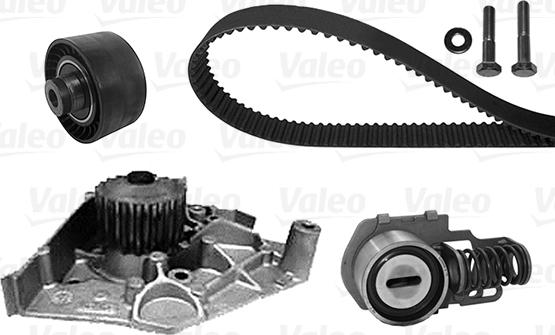 VALEO 614657 - Pompe à eau + kit de courroie de distribution droxauto.com