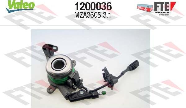 VALEO 1200036 - Butée hydraulique, embrayage droxauto.com