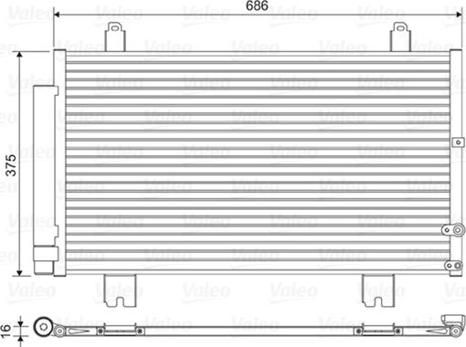 VALEO 814451 - Condensateur, climatisation droxauto.com