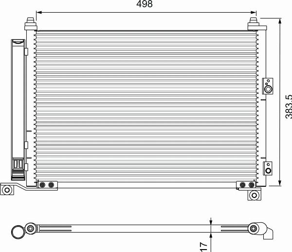 VALEO 814403 - Condensateur, climatisation droxauto.com