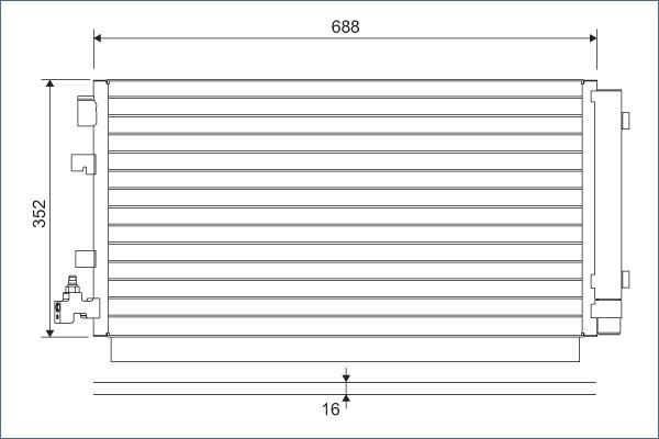 VALEO 814094 - Condensateur, climatisation droxauto.com