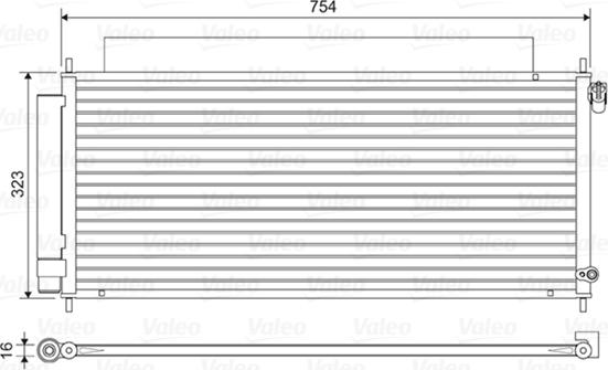 VALEO 814043 - Condensateur, climatisation droxauto.com