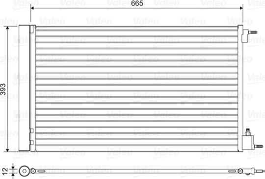 VALEO 814042 - Condensateur, climatisation droxauto.com