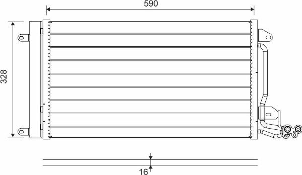 VALEO 814364 - Condensateur, climatisation droxauto.com