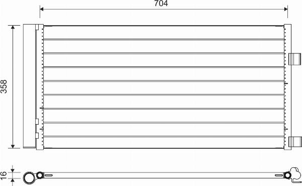 VALEO 814378 - Condensateur, climatisation droxauto.com