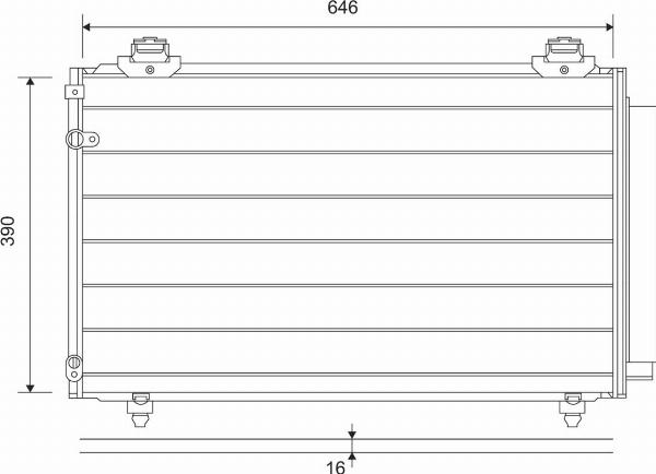 VALEO 814211 - Condensateur, climatisation droxauto.com