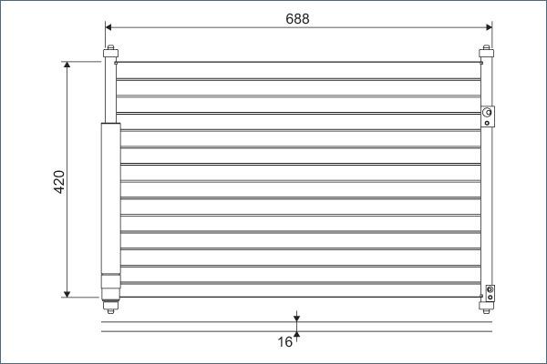 VALEO 814228 - Condensateur, climatisation droxauto.com