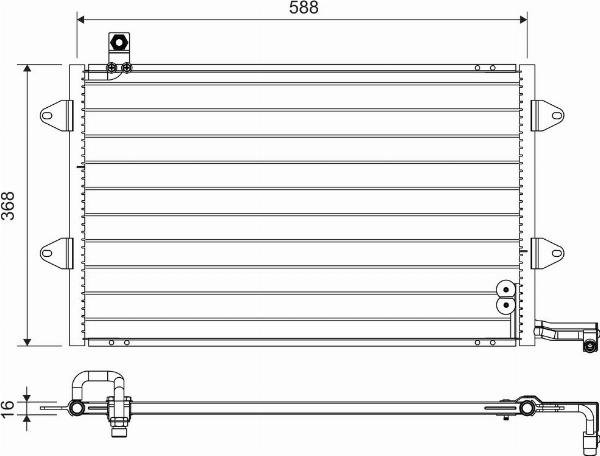 VALEO 816910 - Condensateur, climatisation droxauto.com