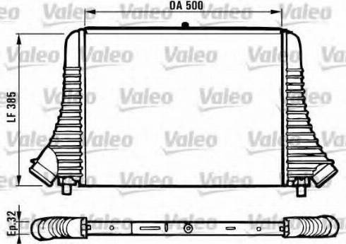VALEO 816849 - Intercooler, échangeur droxauto.com