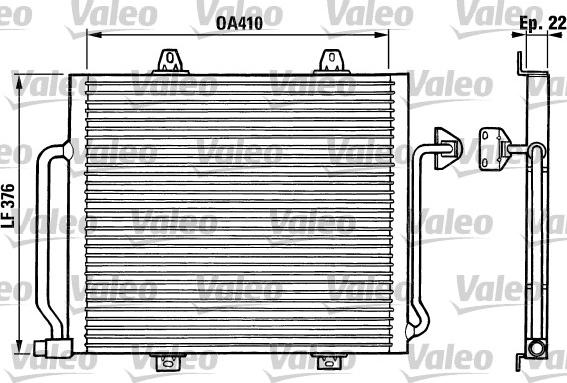 VALEO 816864 - Condensateur, climatisation droxauto.com