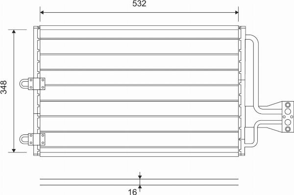 VALEO 816803 - Condensateur, climatisation droxauto.com