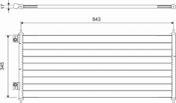 VALEO 818050 - Condensateur, climatisation droxauto.com