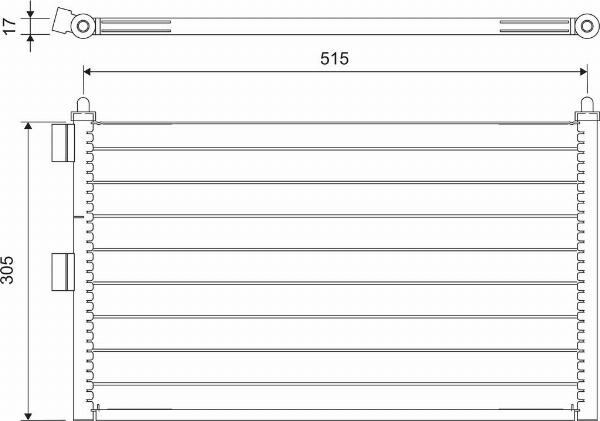 VALEO 818020 - Condensateur, climatisation droxauto.com