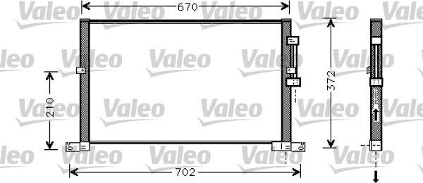 VALEO 818023 - Condensateur, climatisation droxauto.com