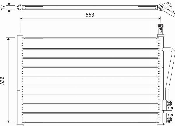 VALEO 818195 - Condensateur, climatisation droxauto.com