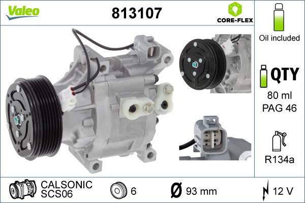 VALEO 813107 - Compresseur, climatisation droxauto.com