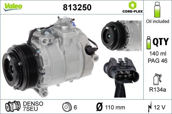 VALEO 813250 - Compresseur, climatisation droxauto.com